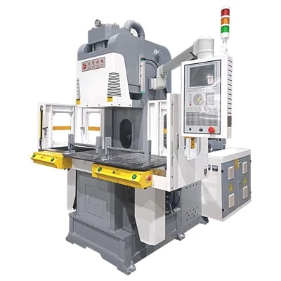 Tie-bar-less Vertical Injection Molding Machine