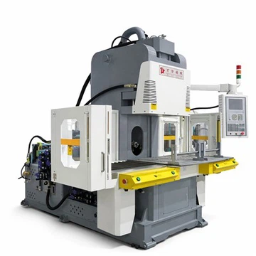 Tie-barless Vertical Clamping Horizontal Injection Moulding Machine with Sliding Table